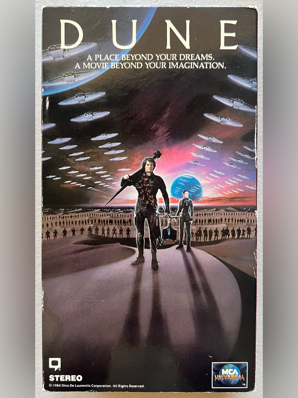 DUNE VHS 1984 Release Includes Insert Booklet